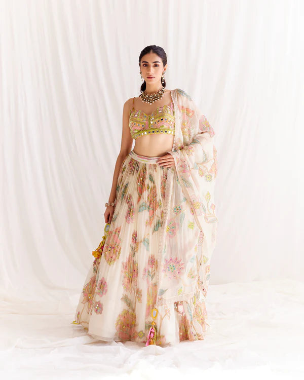 How To Get Allu Sneha Reddy Inspired Designer Lehengas At Monika Nidhii