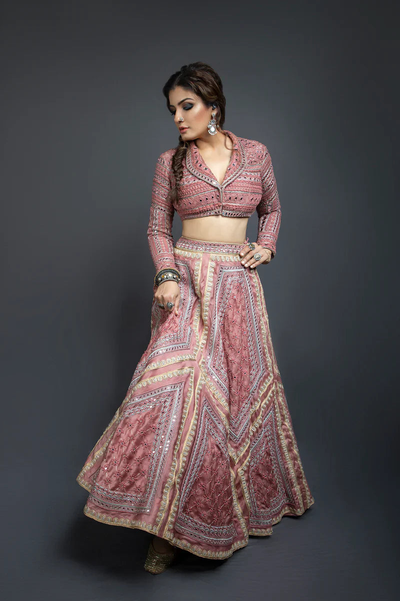 Monika Nidhii’s Rose Pink Lehenga How To Recreate Raveena Tandon’s Ethereal Ethnic Look