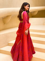 Bolivian Fuchsia Lehenga