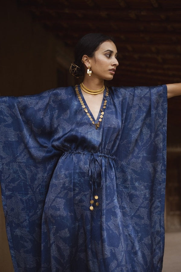 starry blue kaftan